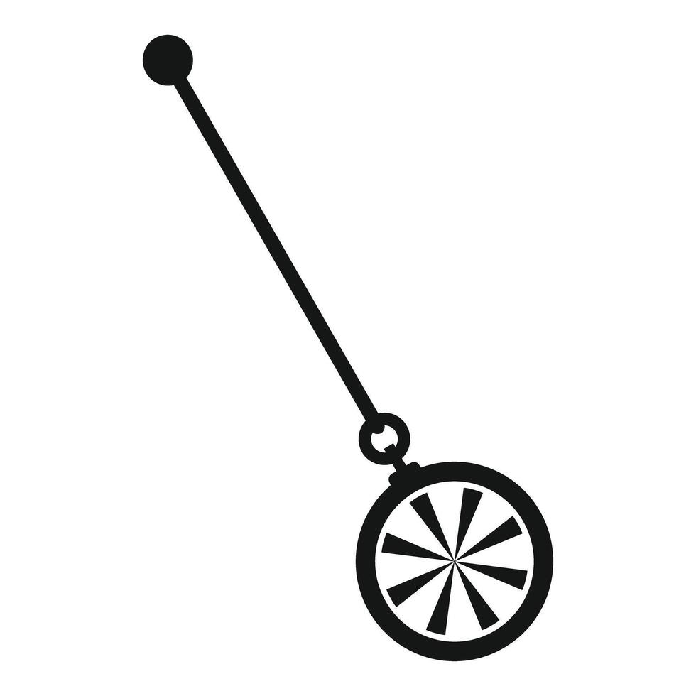 Hypnosis pendulum creating mesmerizing trance state icon vector
