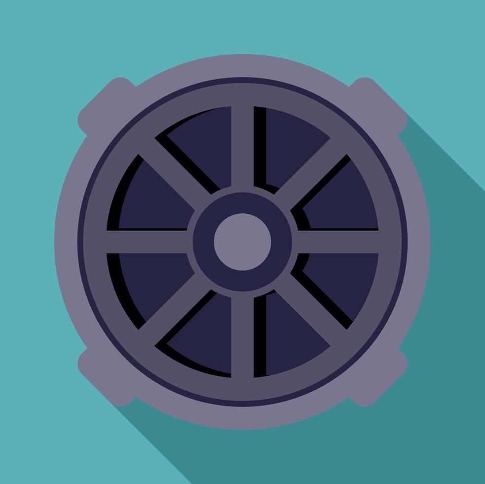 Hatch door icon representing security and access vector