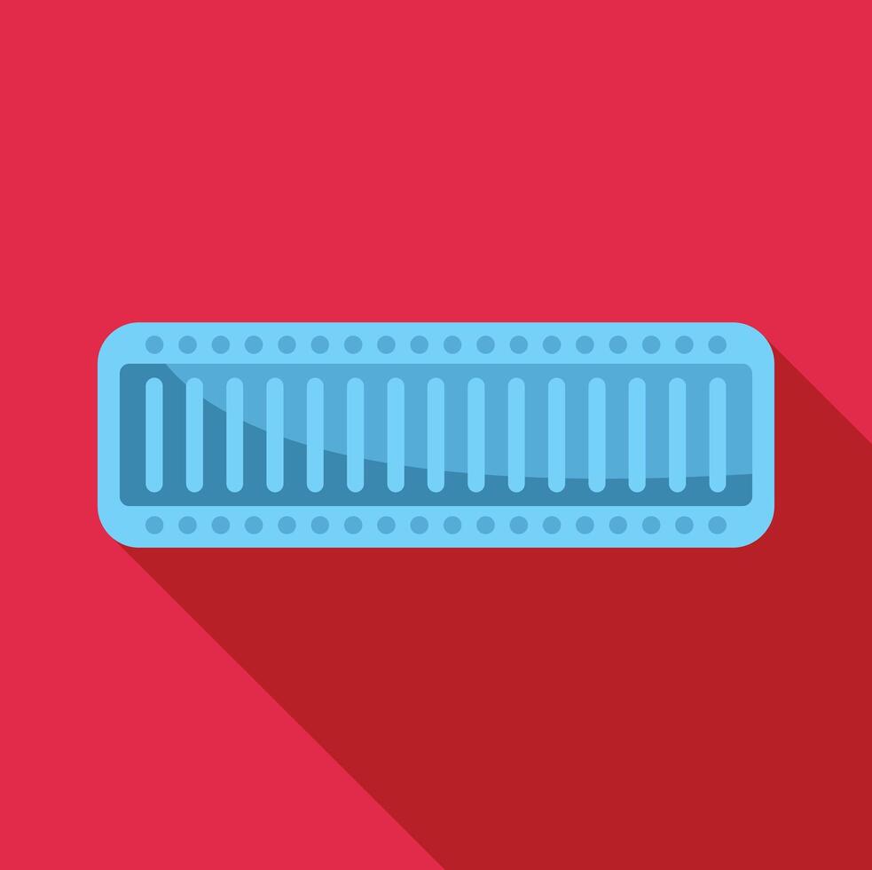 computadora RAM módulo icono plano diseño concepto vector