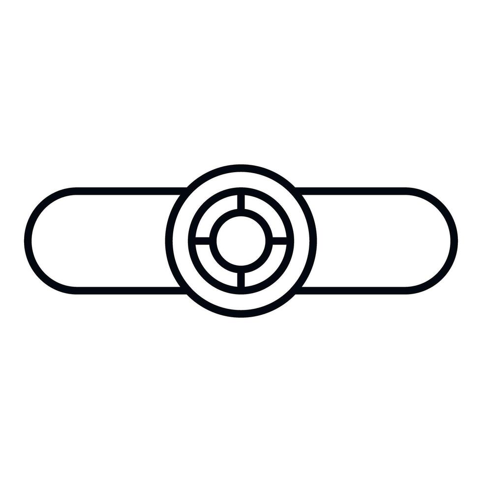 User interface switch button controlling on off function vector