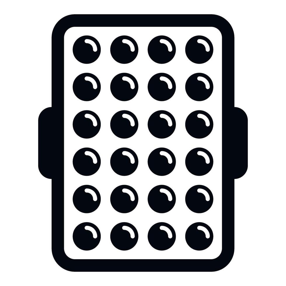 Ice cube tray with round molds preparing drinks vector