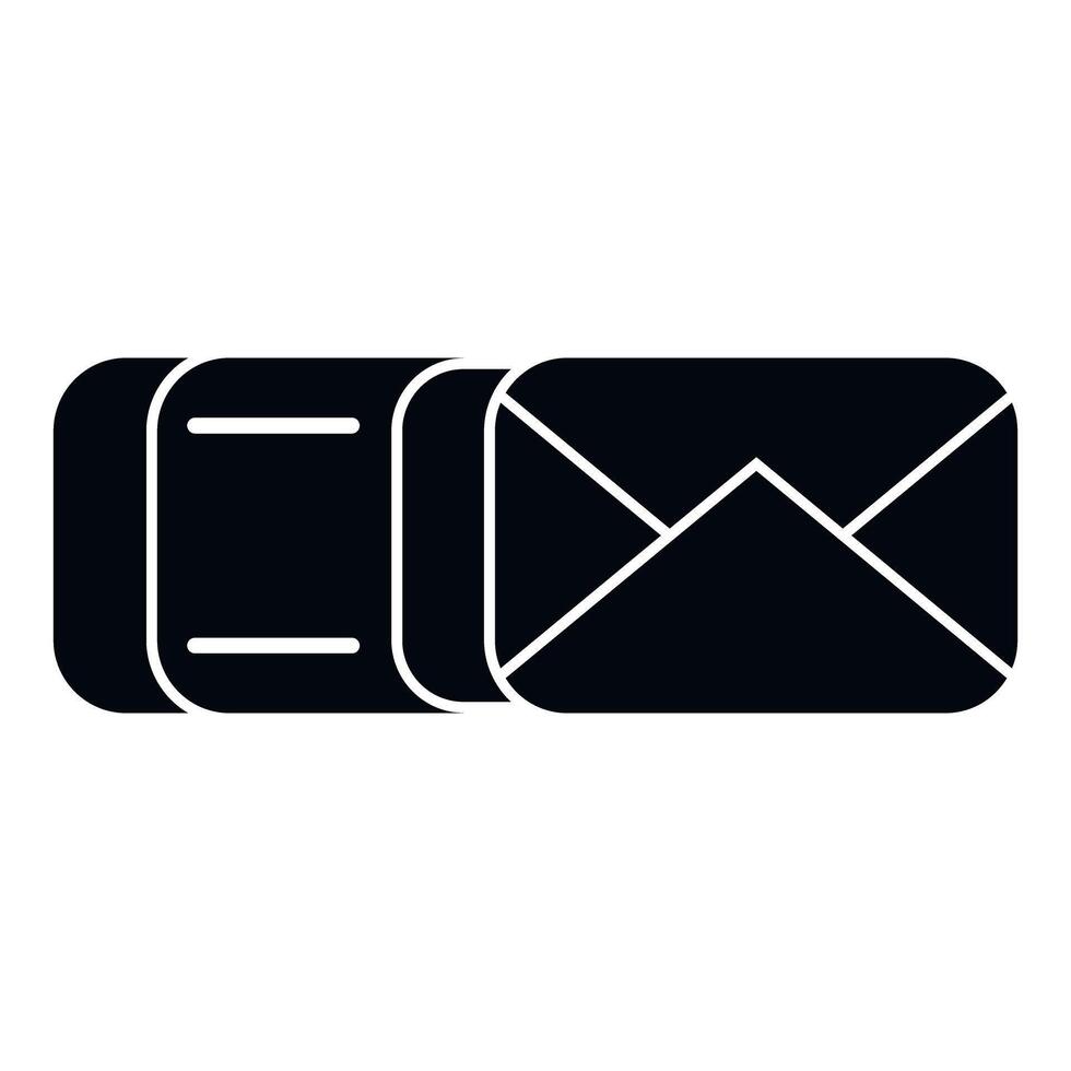 Inbox receiving messages email communication notification icon vector