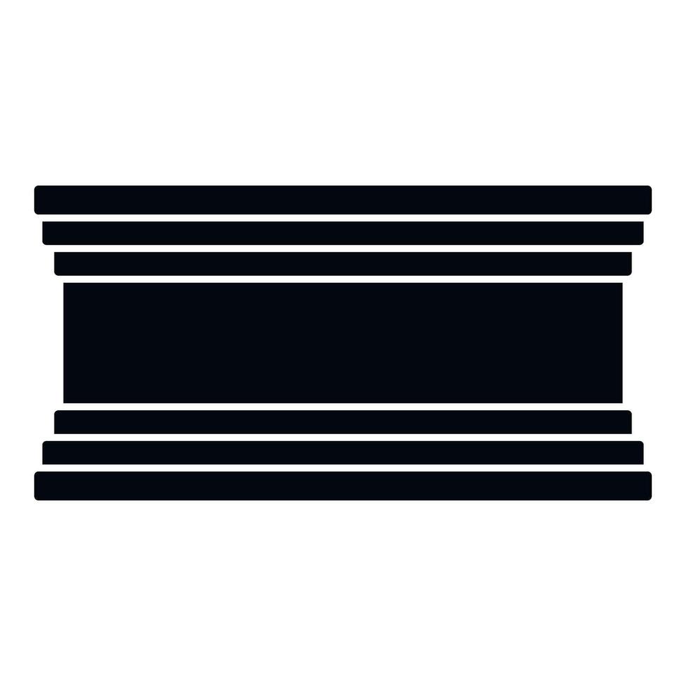 Plinth base pedestal showcasing ornate architecture structure vector