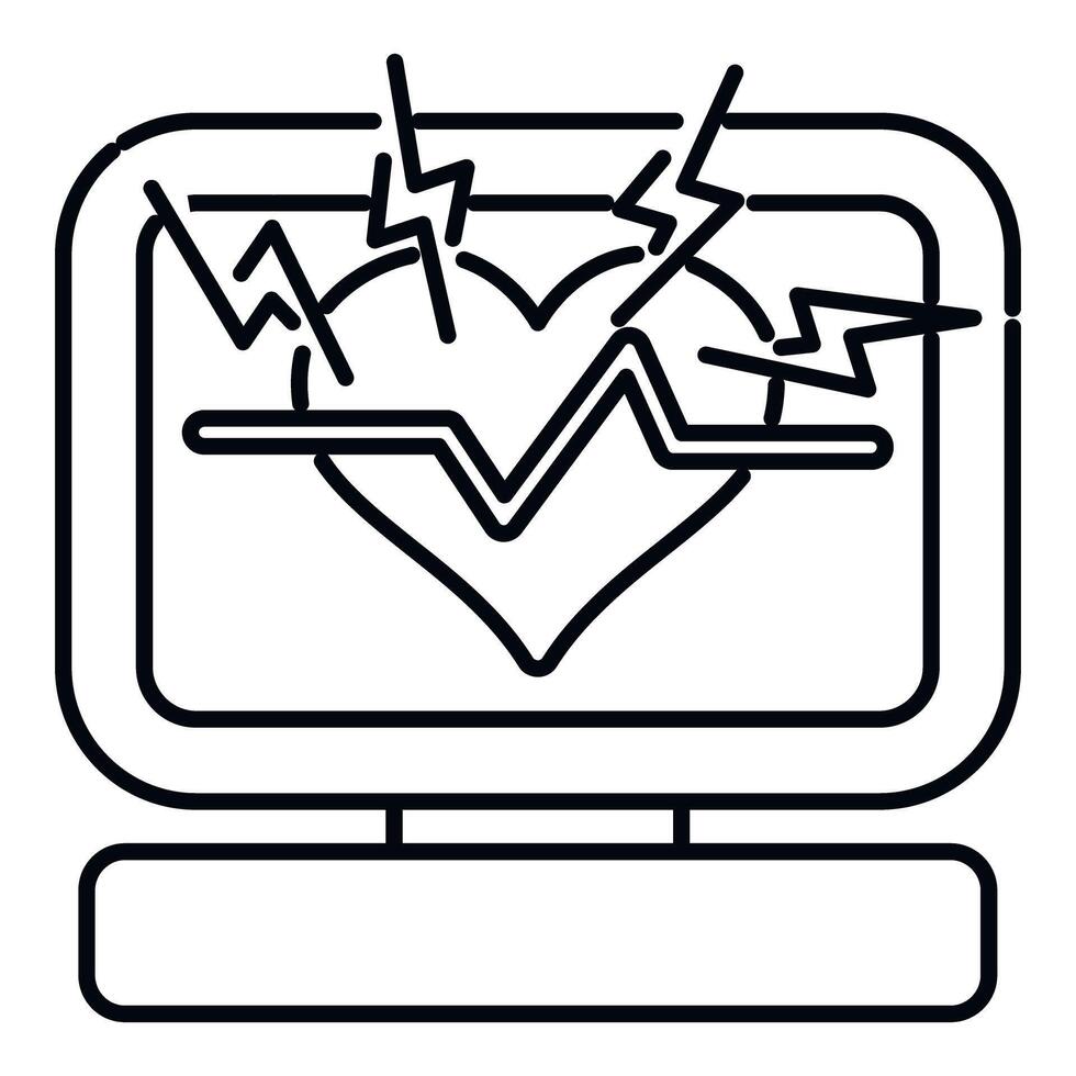 Heart monitors showing ecg and defibrillator activating pulse vector