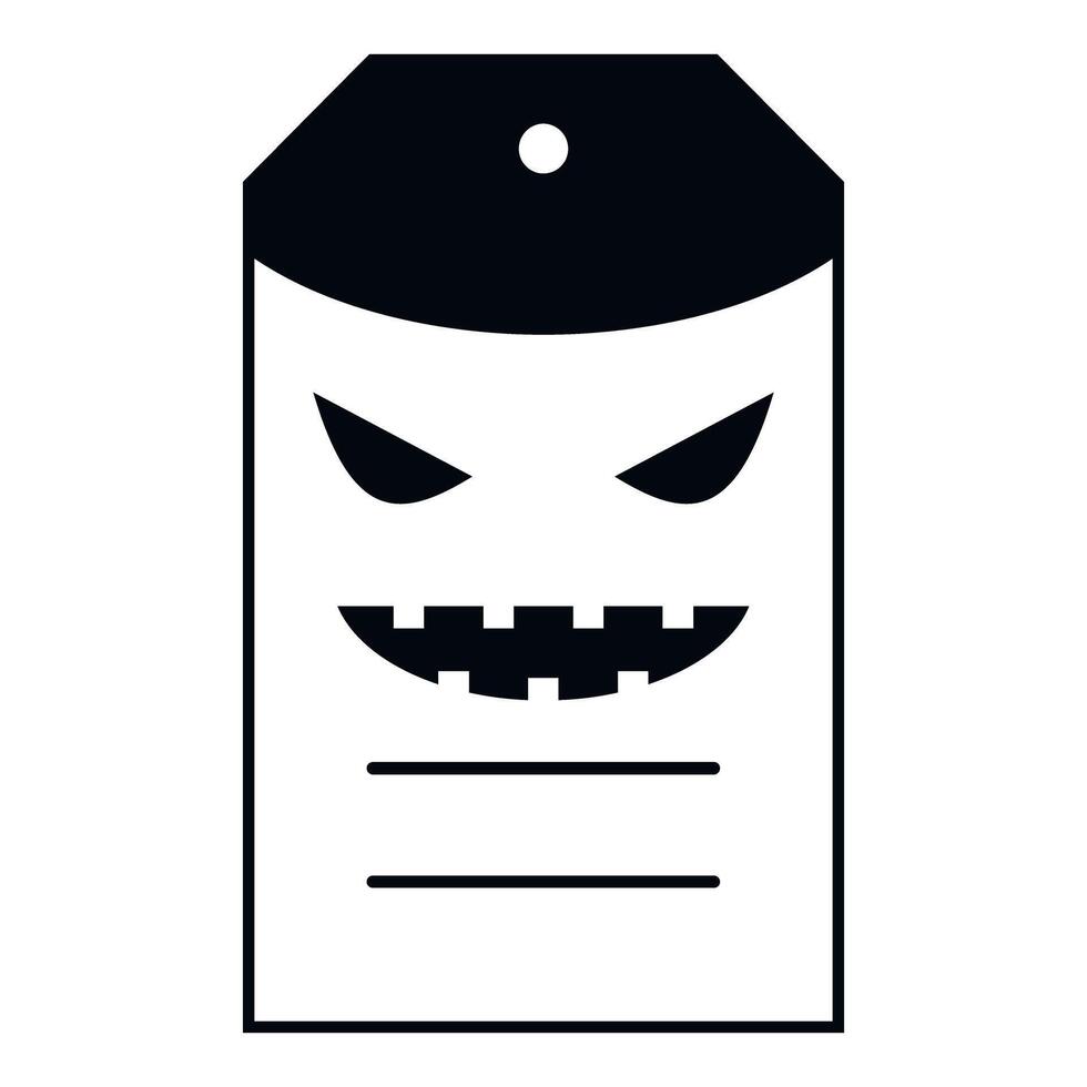 Malware virus data security tag icon vector