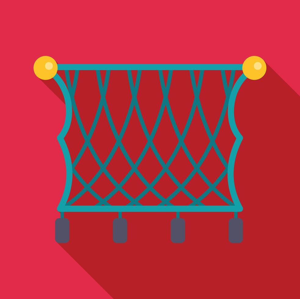 Hammock net icon flat design illustration vector