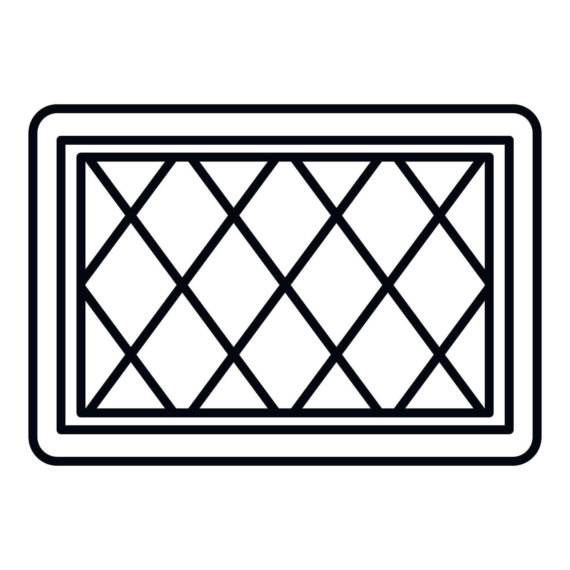 Rectangular diamond grid pattern outline icon 74365436 Vector Art at ...