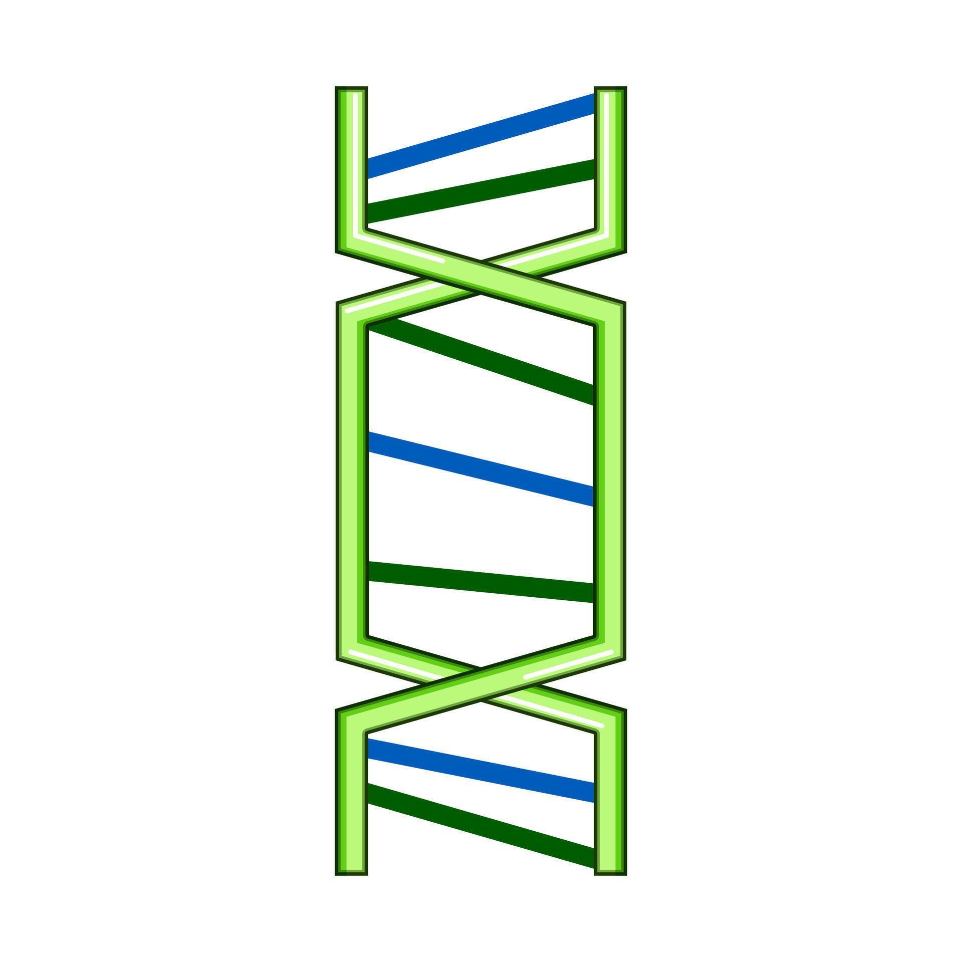 Dna double helix structure representing genetic code 74365708 Vector ...