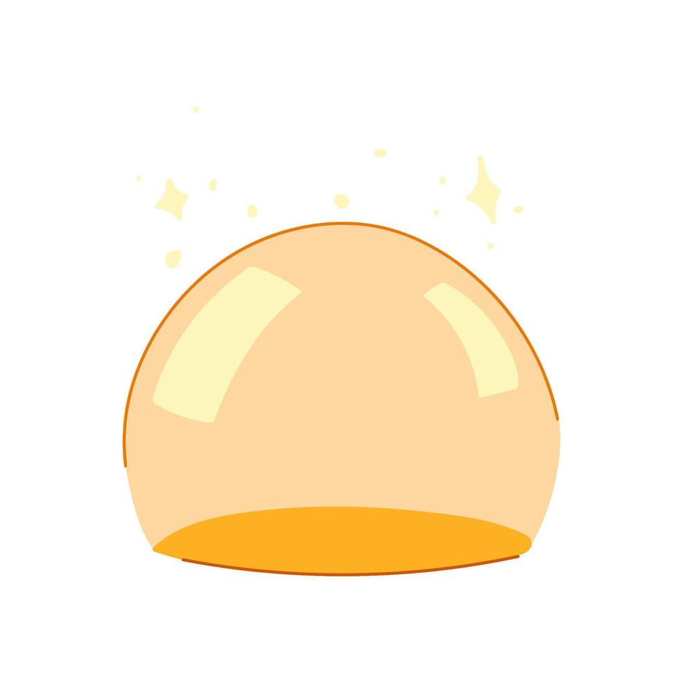 Magic shield creating a protective barrier effect vector