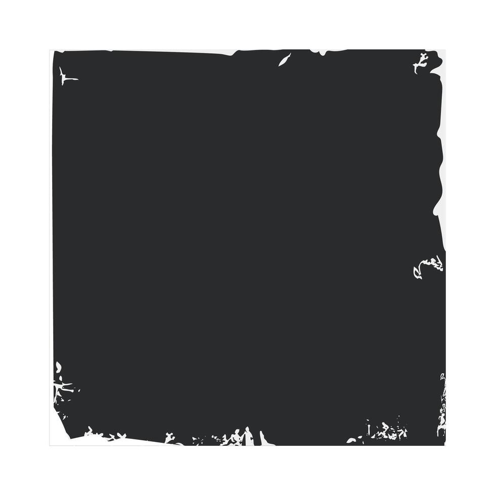 Dark rough square grunge texture paper background vector