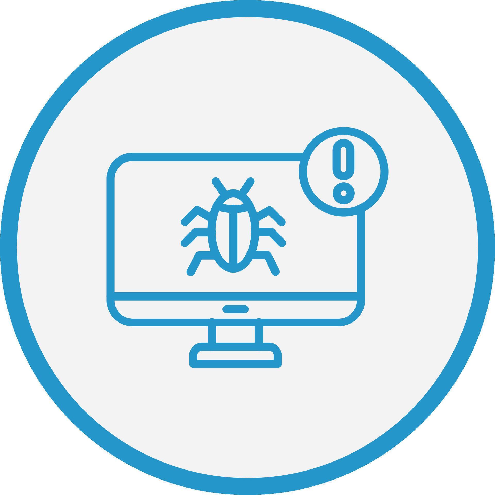 Bug Coded UI Symbol Mark 74369566 Vector Art at Vecteezy
