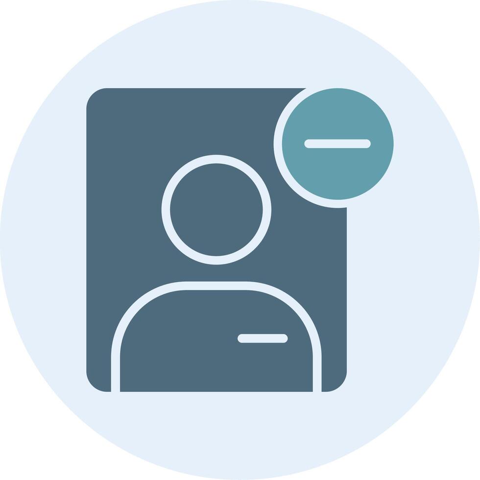 User Remove Responsive App Shape Graphic vector