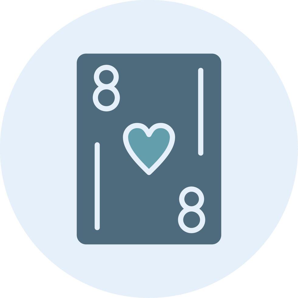 Playing Card Abstract UI Visual Element vector