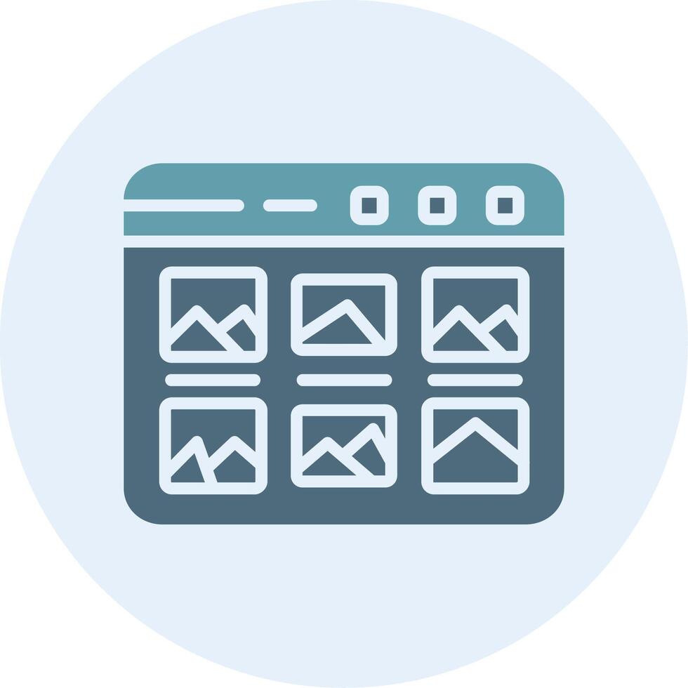 Gallery Modern Tech Object Graphic vector