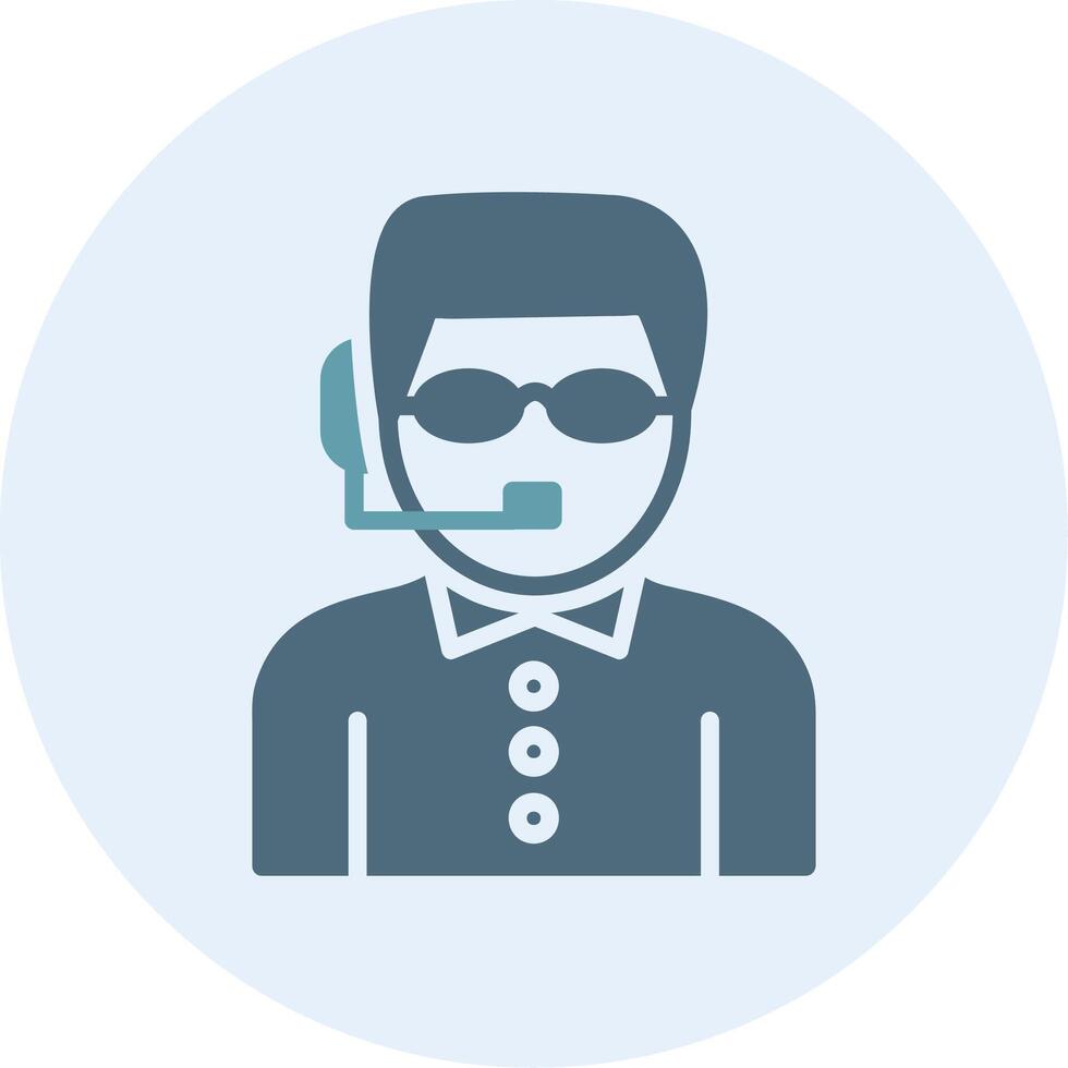 comentarista plano ui formar símbolo vector