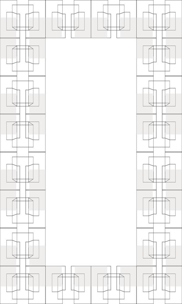 A square frame with squares on it vector