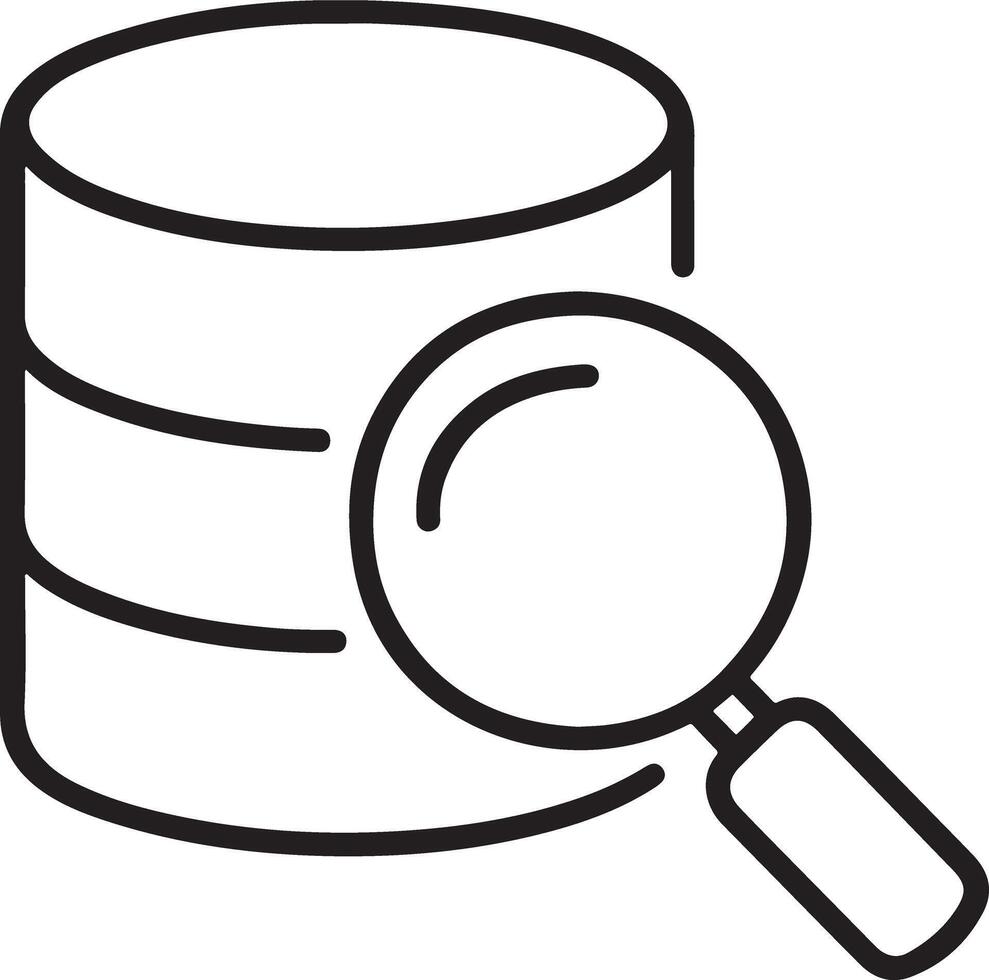 Database investigation, data mining. Server examination for integrity. vector