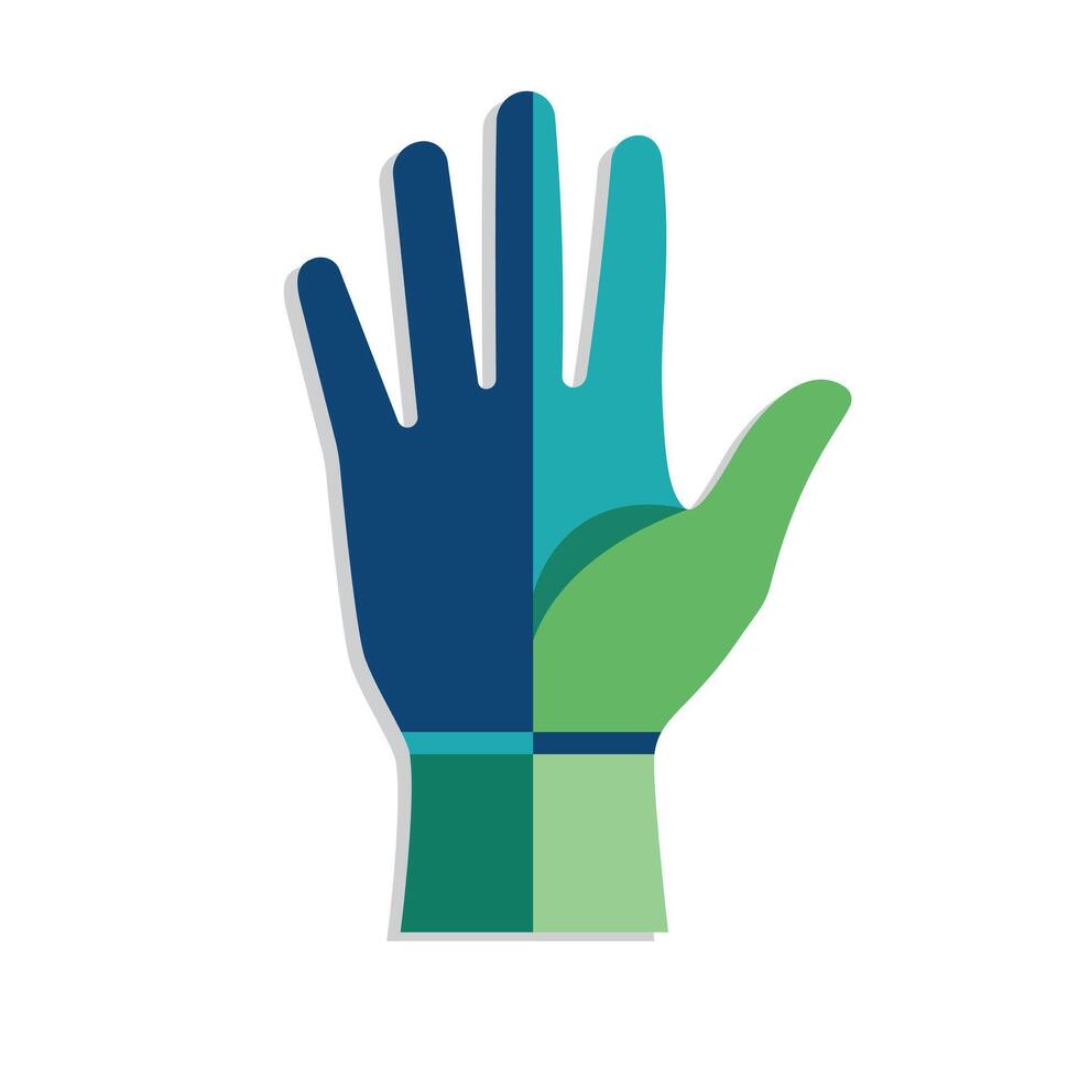 Unity and Diversity Hand Icon vector