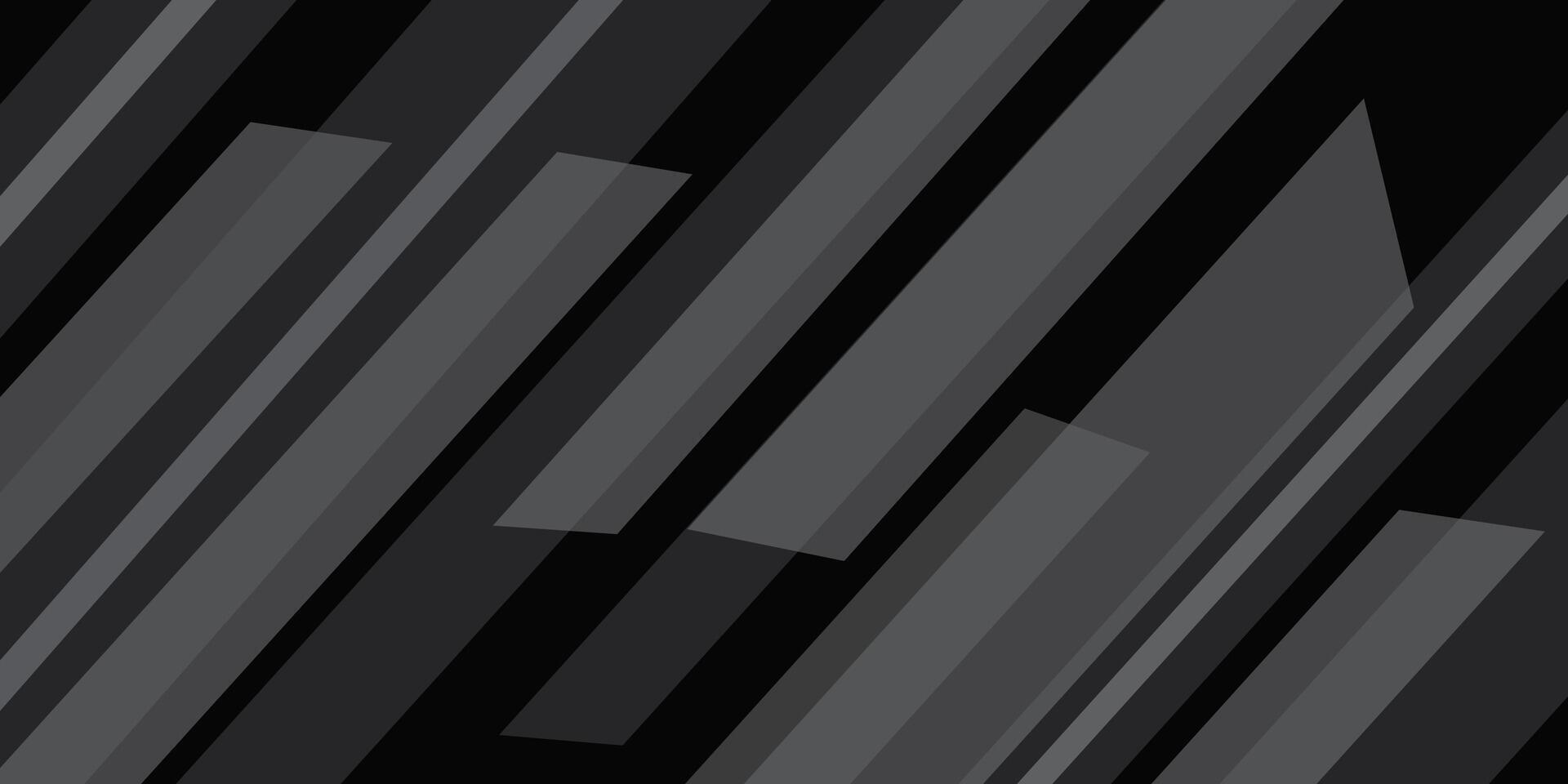 Black gradient abstract geometric background. vector