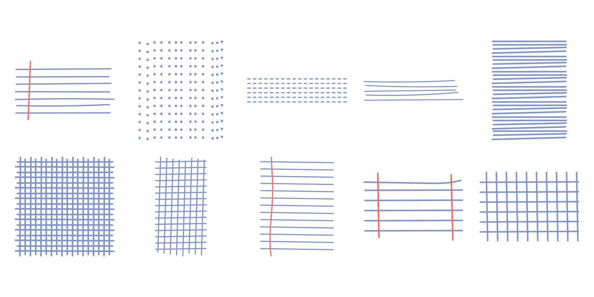 Abstract geometric patterns and technical drawings vector