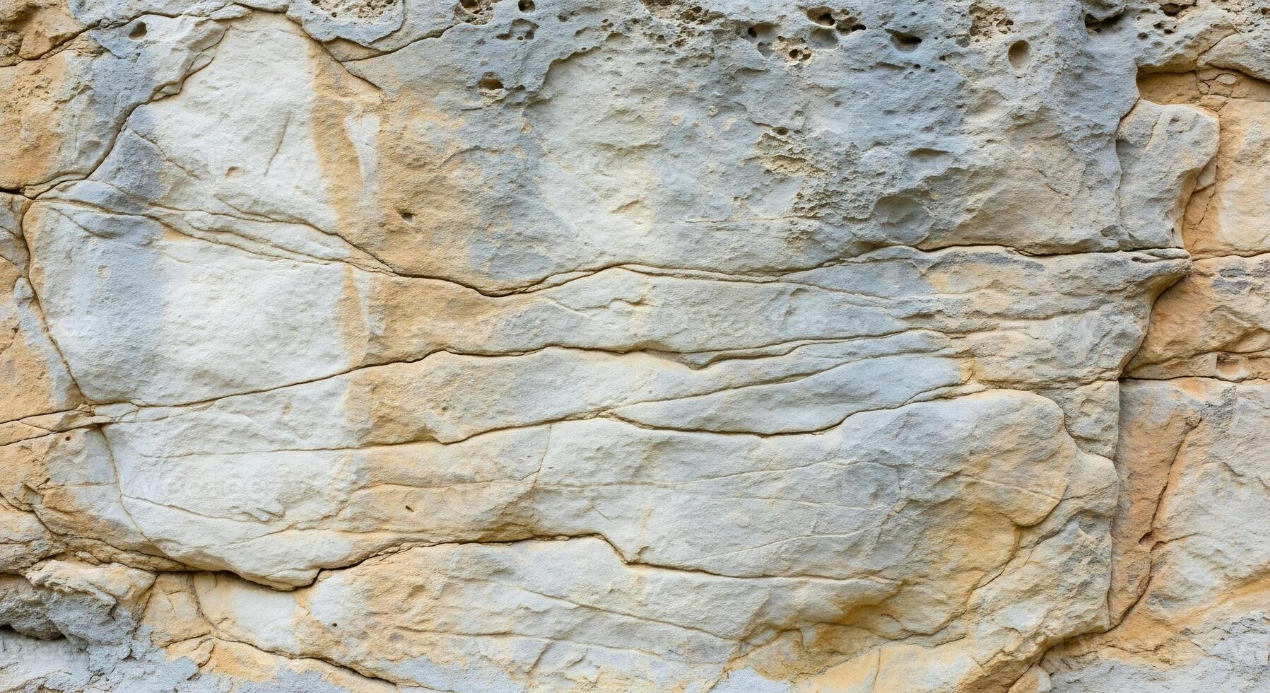 Natural Stone Texture Weathered Rock Surface with Unique Patterns and Colors. photo