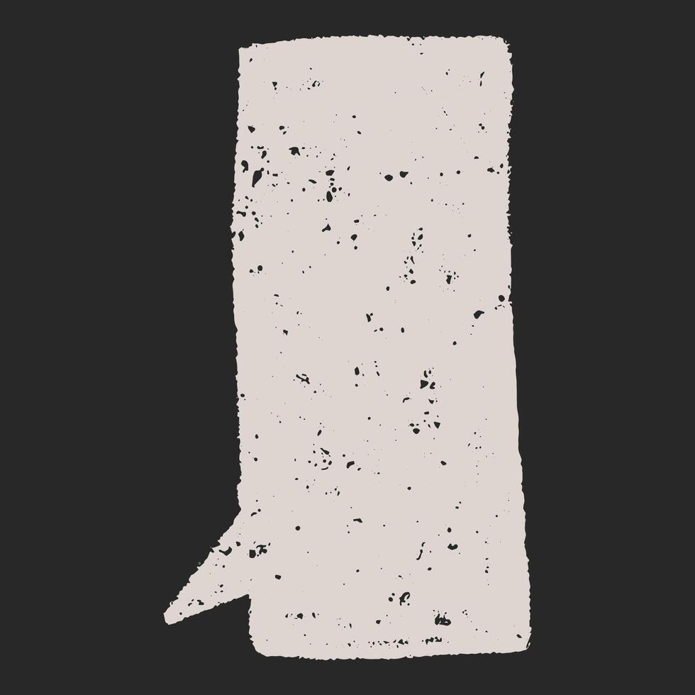 Text box chalkboard speech bubble outlined with charcoal and crayon lines. Hand drawn pen scribbles, blank for text or notes. vector