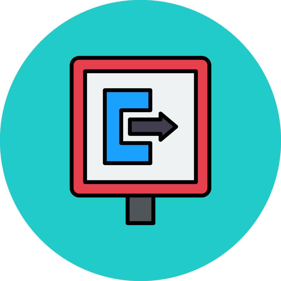 Exit Door Future Display Shape vector