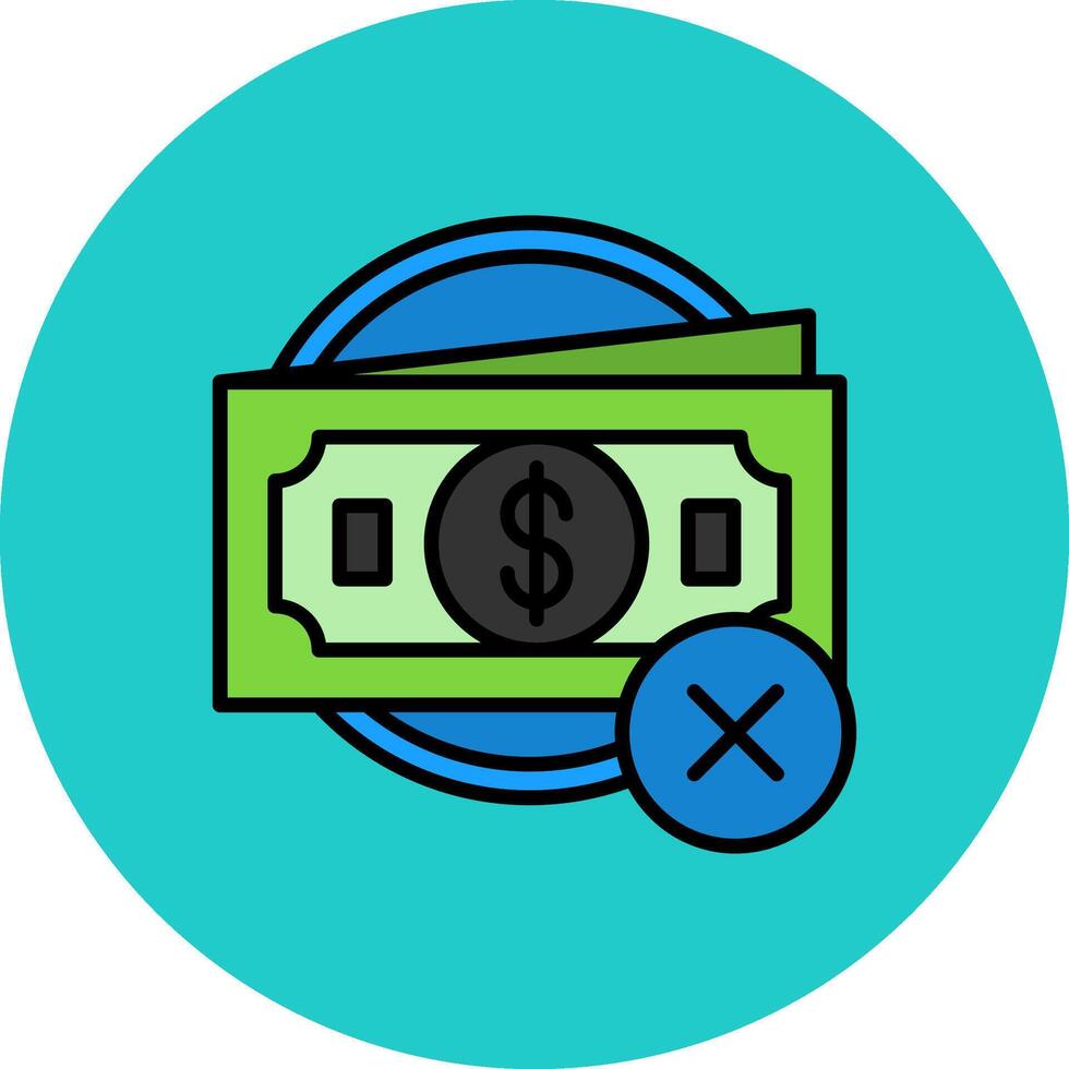 No Money Dynamic Color Fragment vector