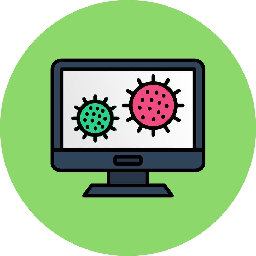 Bacteria Creative Block Fragment vector