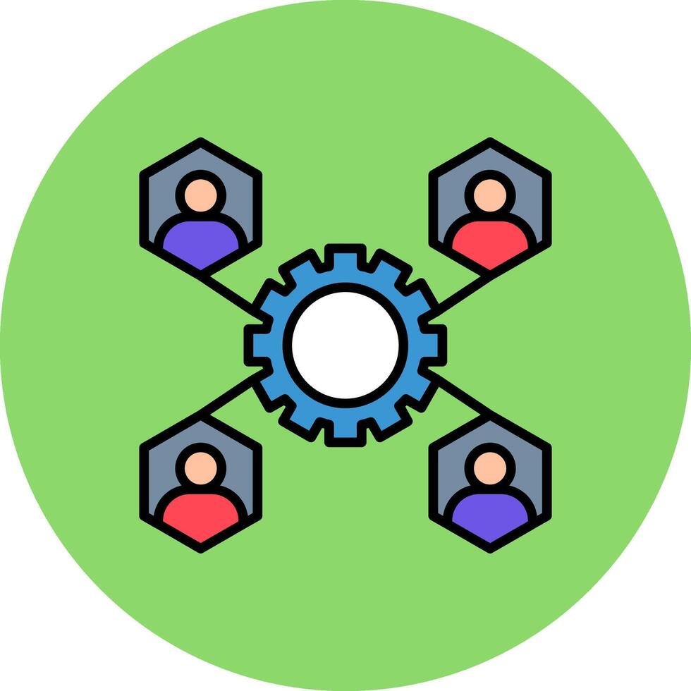 Collaboration Soft Display Unit vector