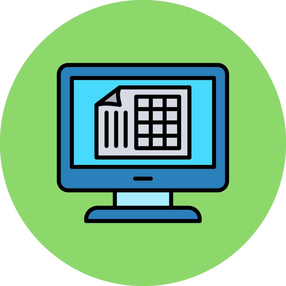 Excel Neutral Grid Block vector