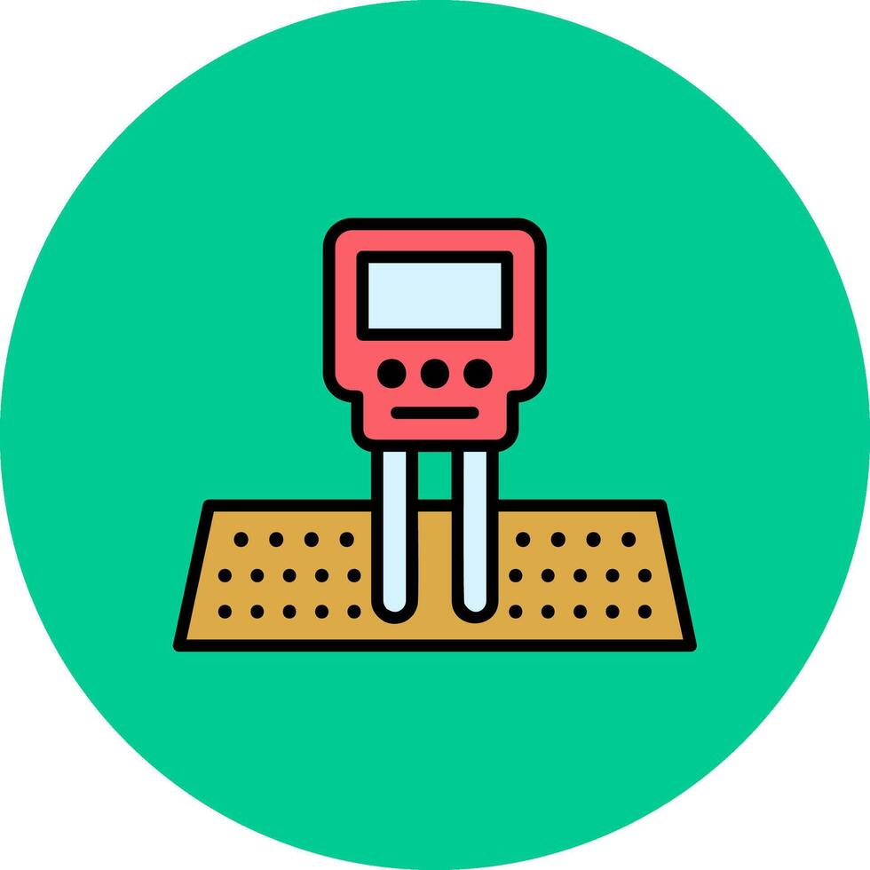 Soil Moisture Sensor Soft Shadow Element vector