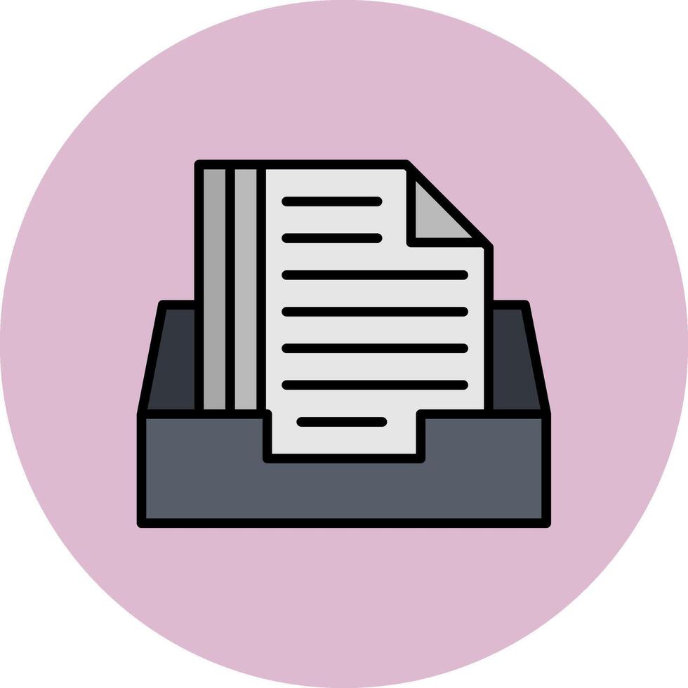 Inbox Smooth Render Fragment vector