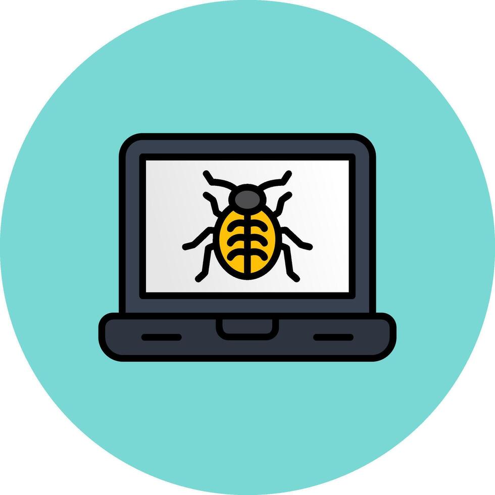 Bug Digital Tone Block vector