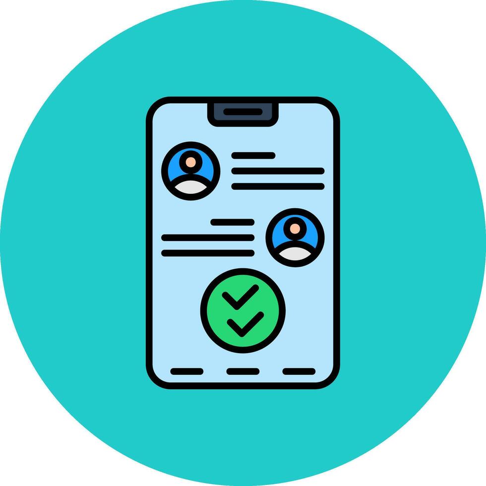 Double Check Clear Layer Form vector