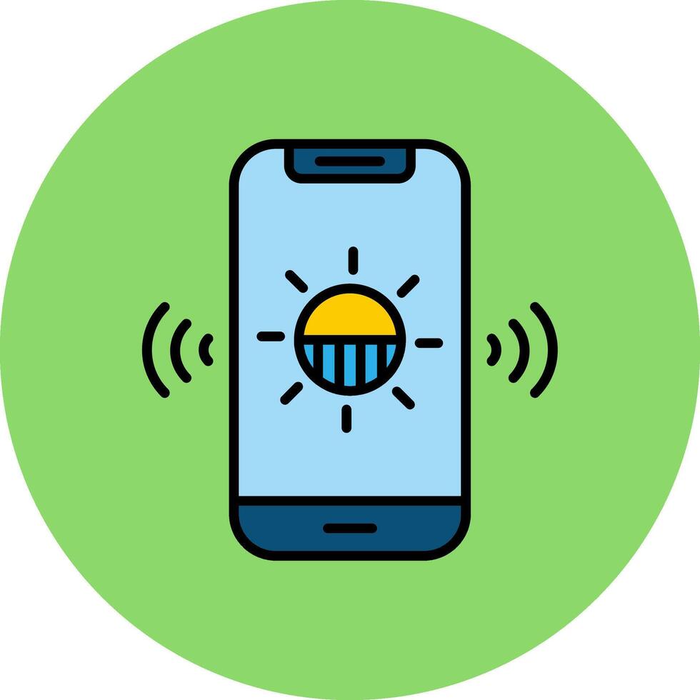 Light Sensor Crisp Art Feature vector