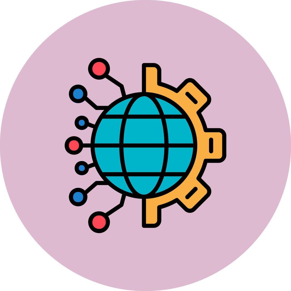 Digital Transformation Elegant Curve Unit vector