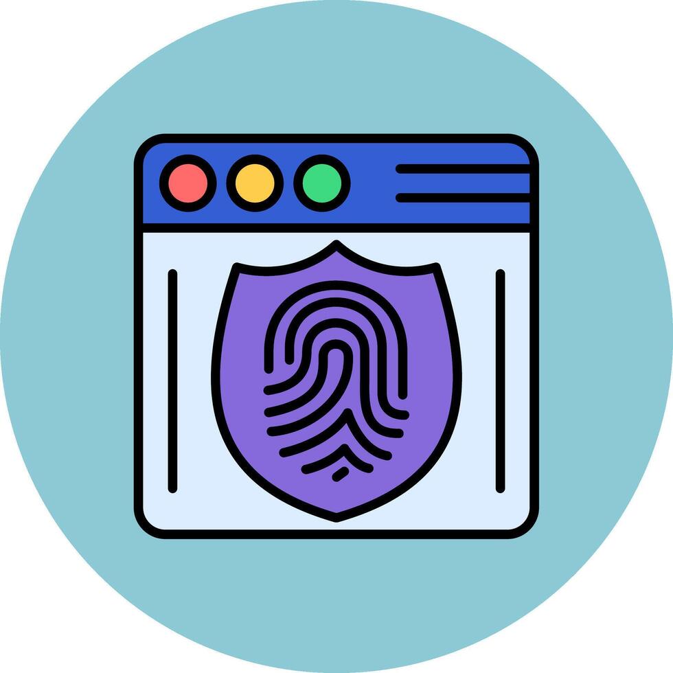 Web Security Frosted Pixel Unit vector
