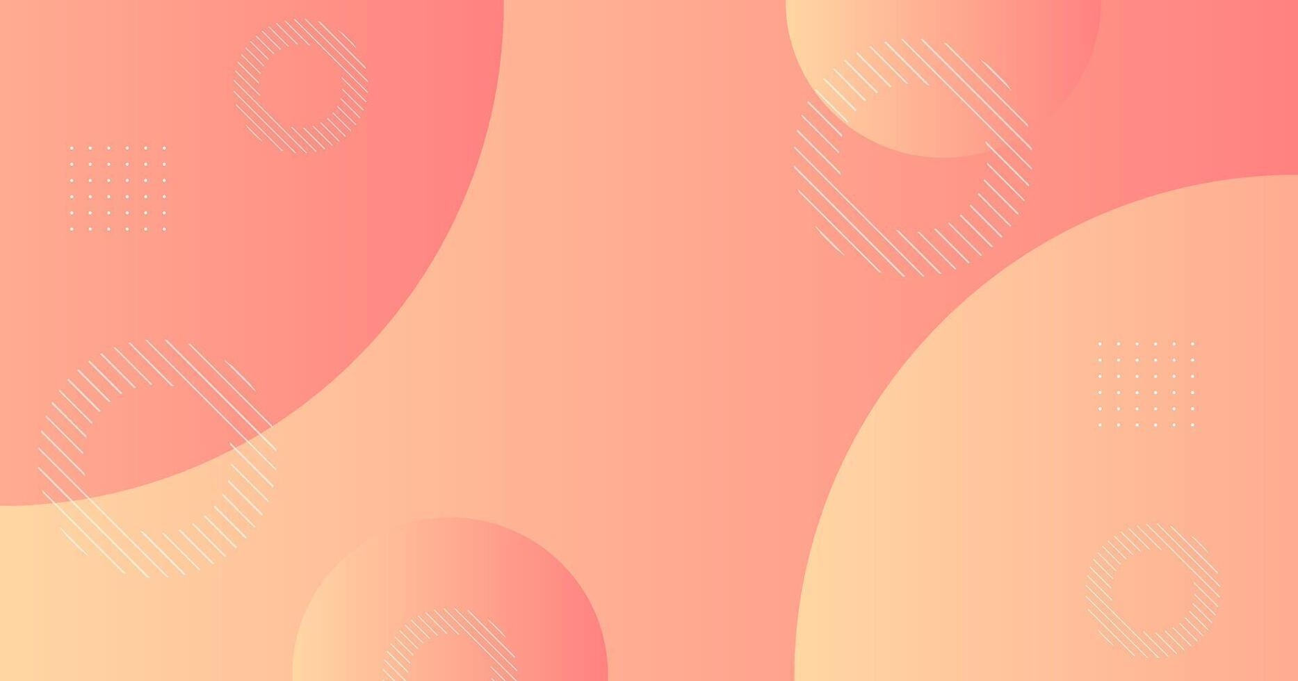 Soft orange abstract wave background with smooth flowing curves and warm gradient tones. vector