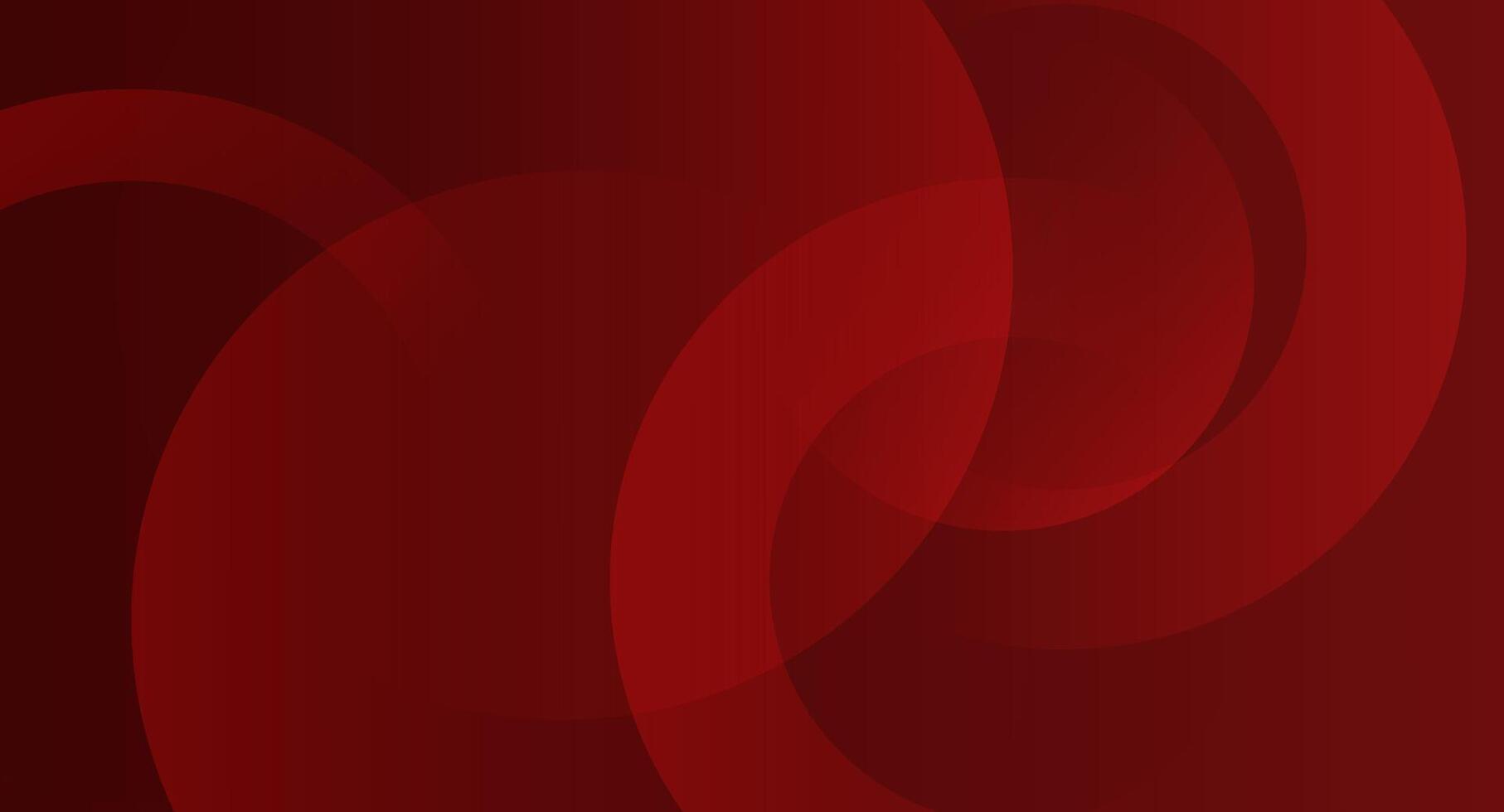 Dark red abstract background with smooth layered curves. vector
