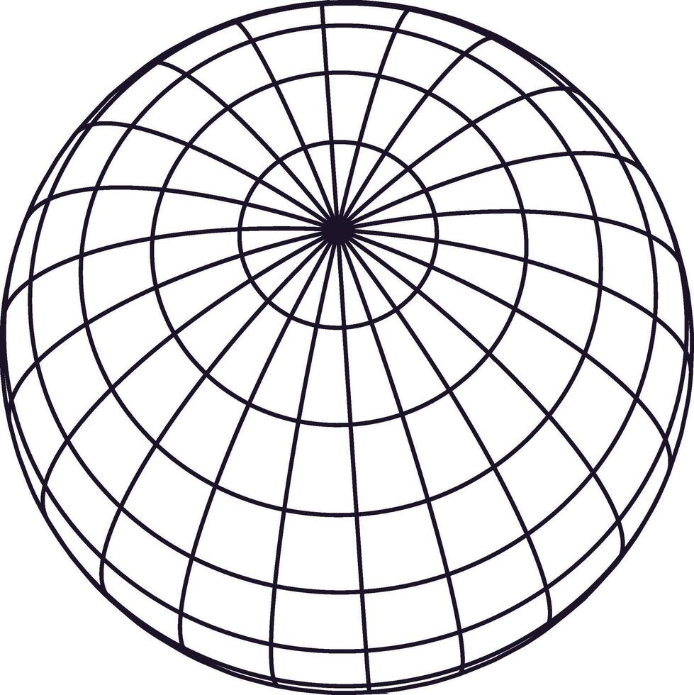 Global wireframe grid representing world connectivity network vector