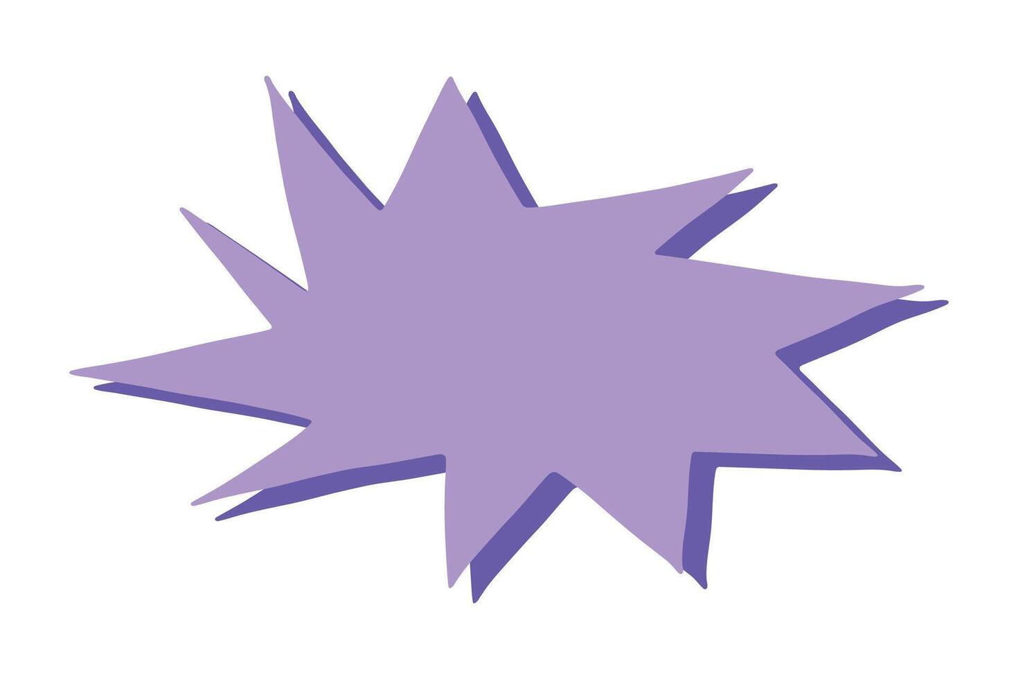 Hand drawn speech bubble Blank empty message box Textbox frame for banners, price tags, stickers, design label frame message vector