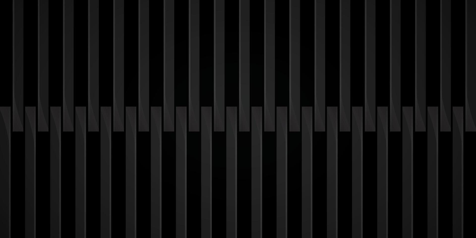 Dark black vertical bars texture abstract geometric shadow background pattern vector