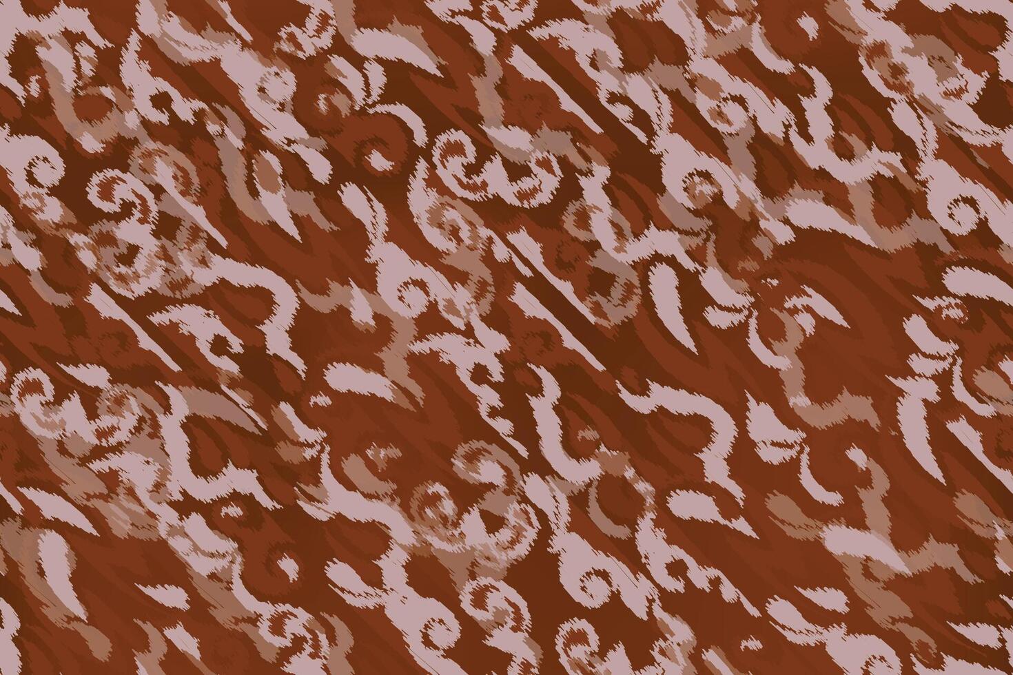 A soft brown abstract pattern with flowing organic waves and subtle decorative shapes. vector