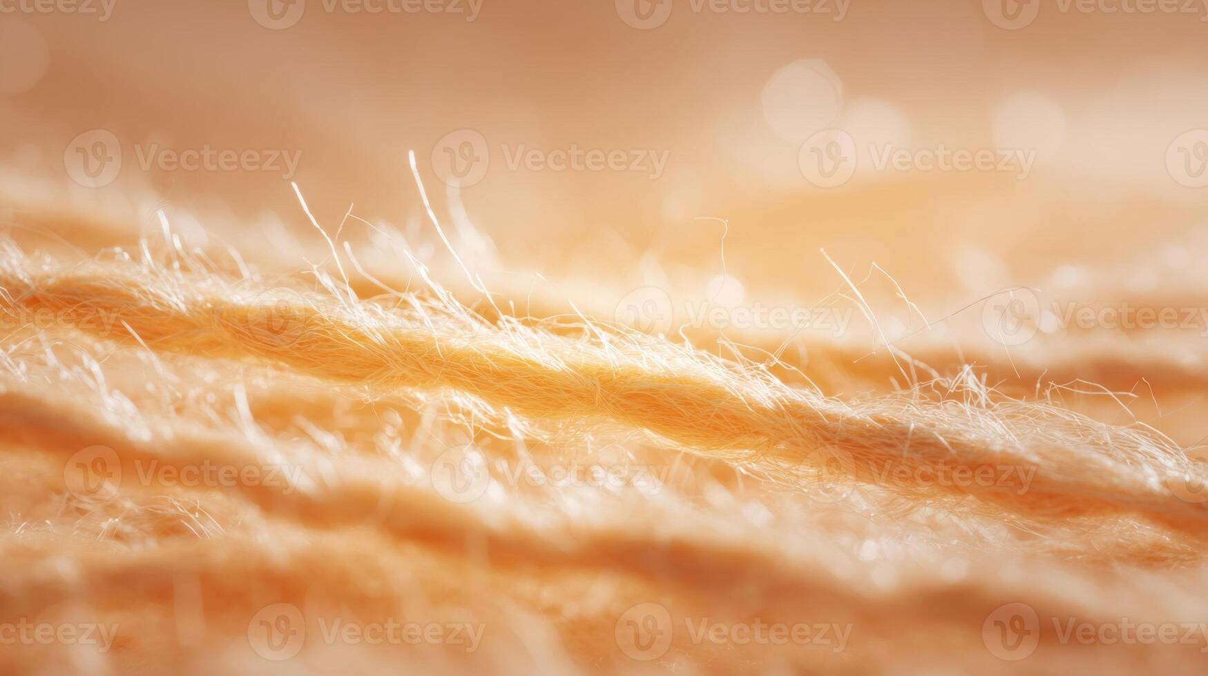 Close-up of soft and textured beige ropes, creating a warm and cozy atmosphere. photo