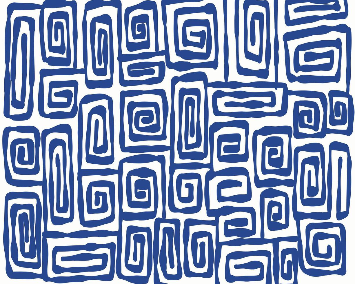 Organic Maze Pattern background textile design abstract composed of intricate, swirling geometric shapes editable, forming a mesmerizing maze like pattern in a visually engaging display. vector