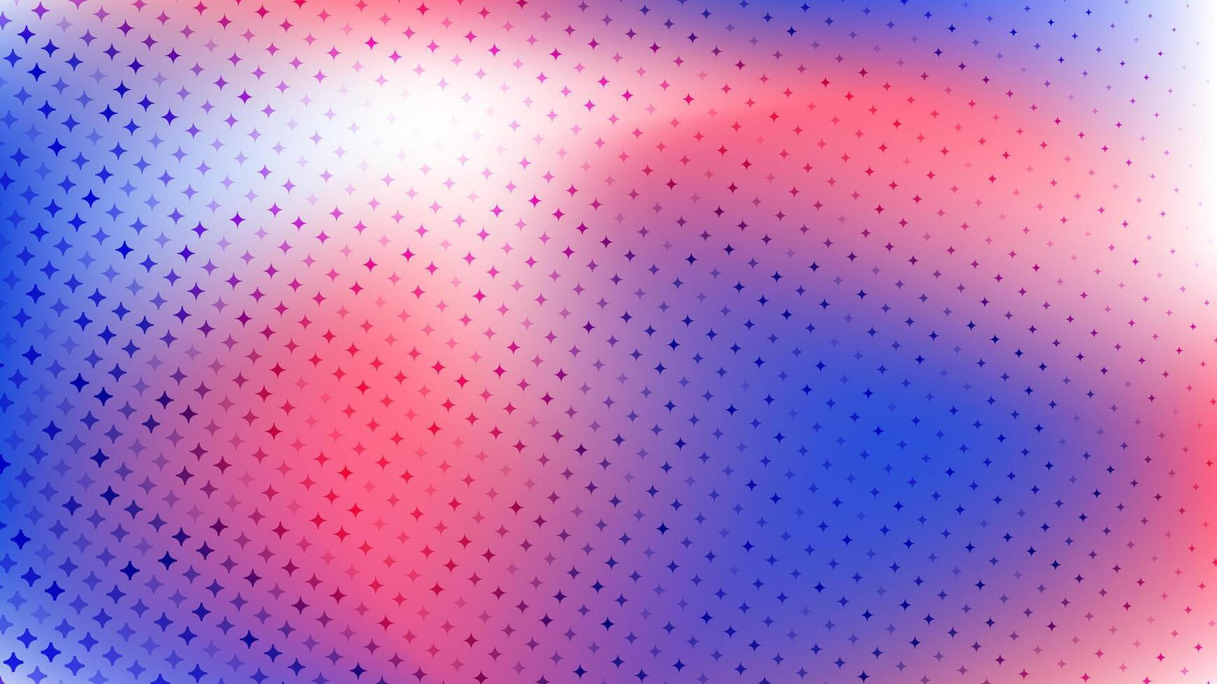 Abstract Red and Blue Gradient with Dots. vector