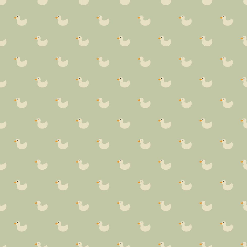 Bath time duck pattern for children textiles vector