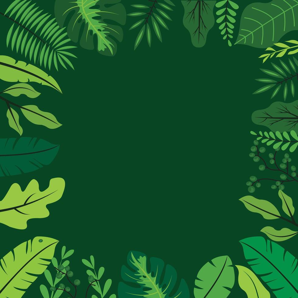 tree leaf background vector