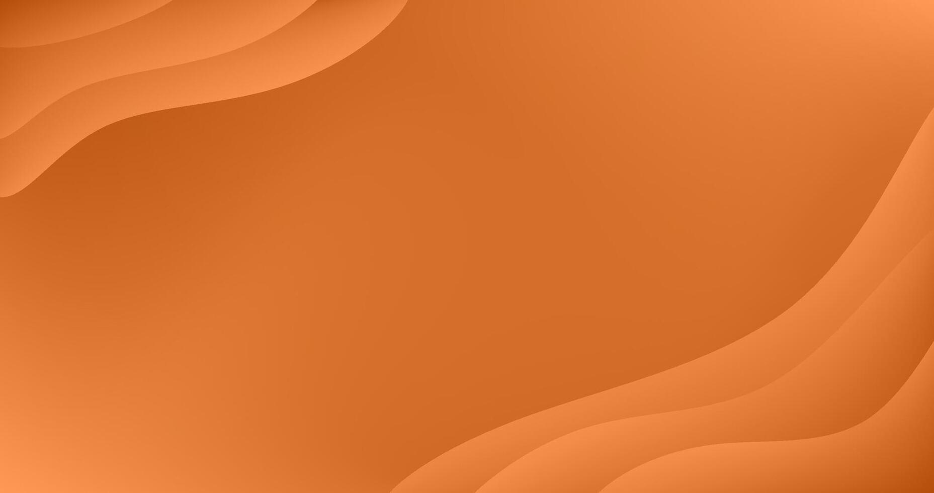 Copy Space Abstract orange background with Fluid Mesh Gradient design vector